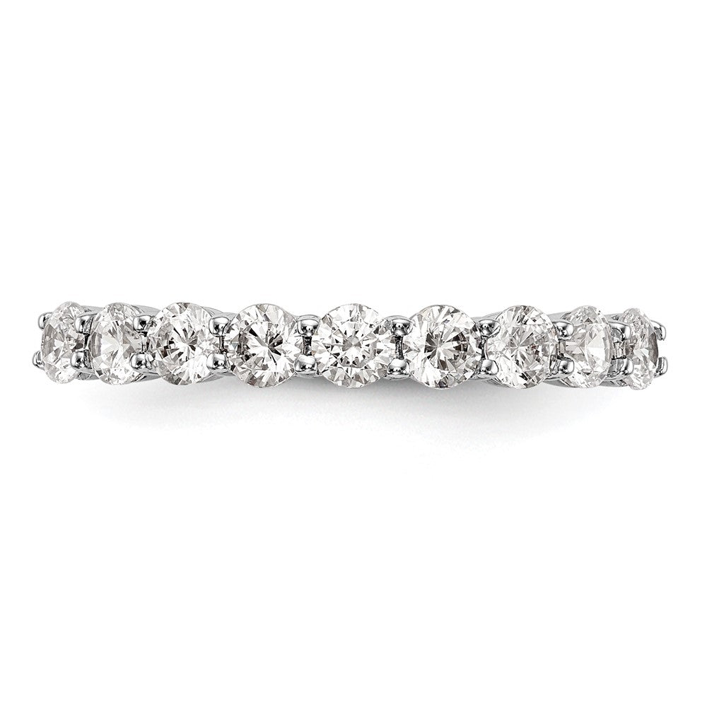 14K White Gold Lab Grown Diamond VS/SI FGH Wedding Band