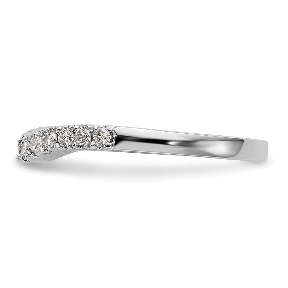 14K White Gold Lab Grown Diamond VS/SI FGH Wedding Band