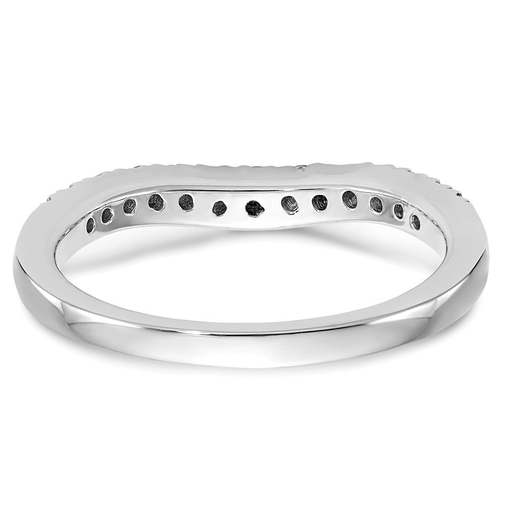 14K White Gold Lab Grown Diamond VS/SI FGH Wedding Band