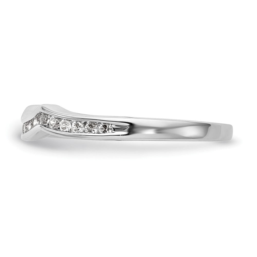 14K White Gold Lab Grown Diamond VS/SI FGH Wedding Band