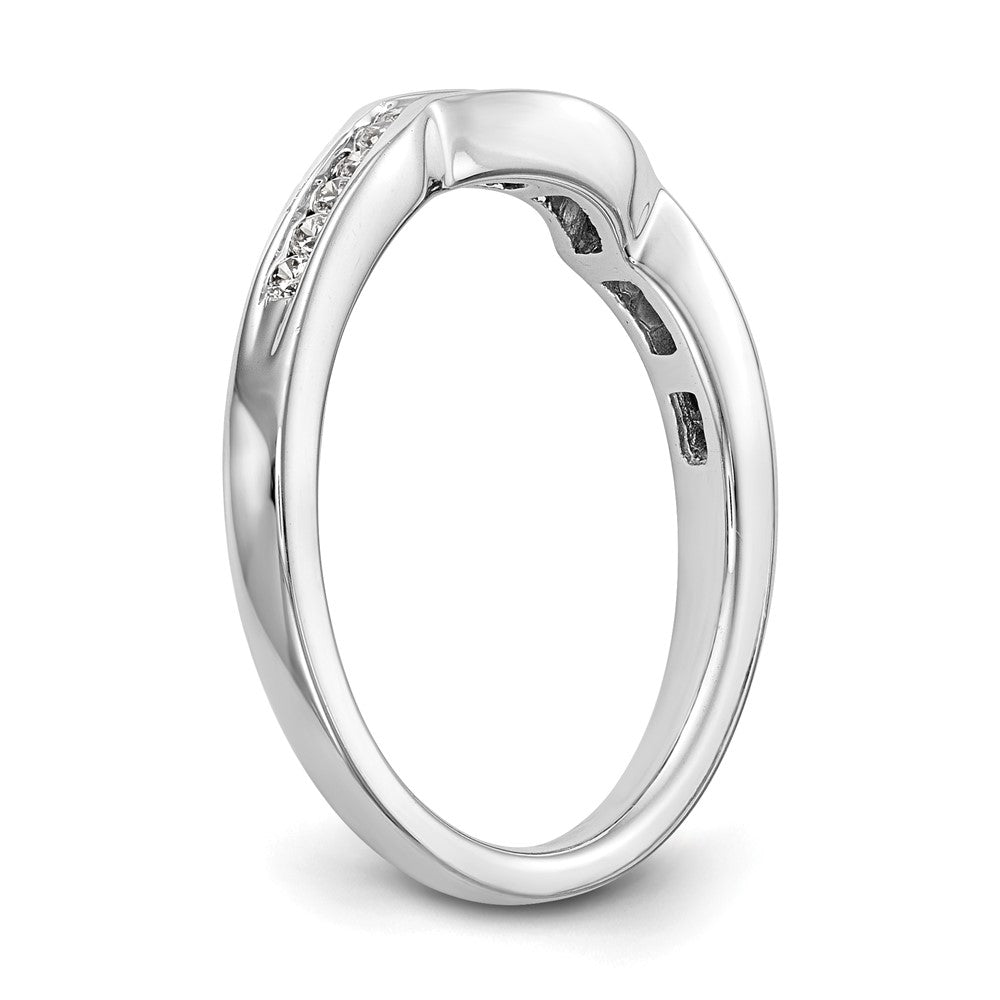 14K White Gold Lab Grown Diamond VS/SI FGH Wedding Band