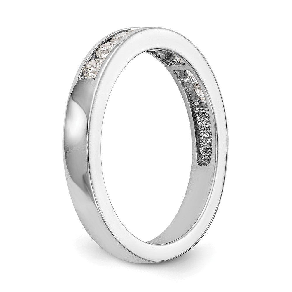 14K White Gold Lab Grown Diamond VS/SI FGH Wedding Band