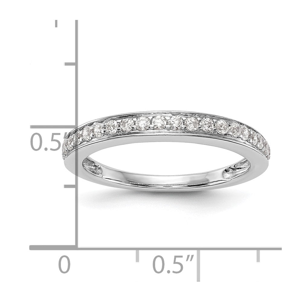 14K White Gold Lab Grown VS/SI FGH Dia Wedding Band