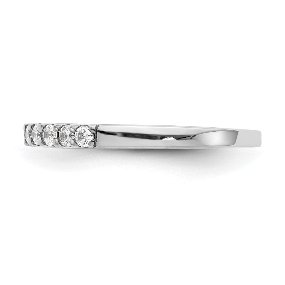 14K White Gold Lab Grown Diamond VS/SI FGH Wedding Band