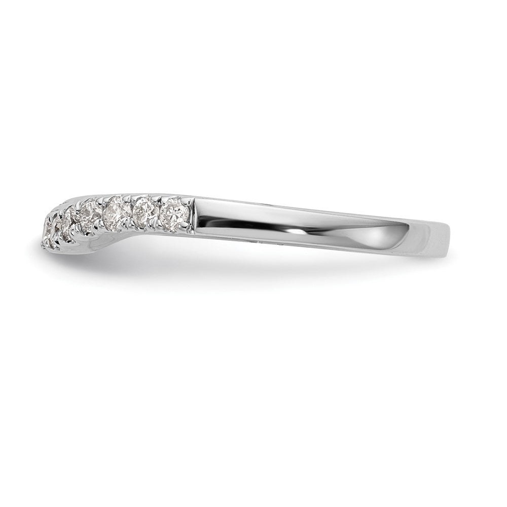 14K White Gold Lab Grown Diamond VS/SI FGH Wedding Band