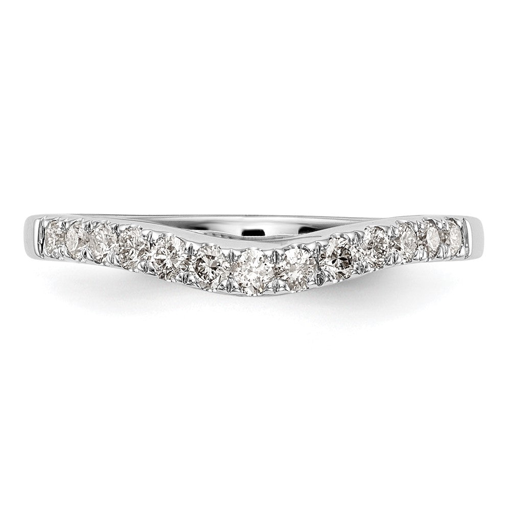 14K White Gold Lab Grown Diamond VS/SI FGH Wedding Band