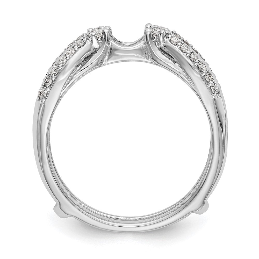 14K White Gold Lab Grown VS/SI FGH Dia Ring Guard