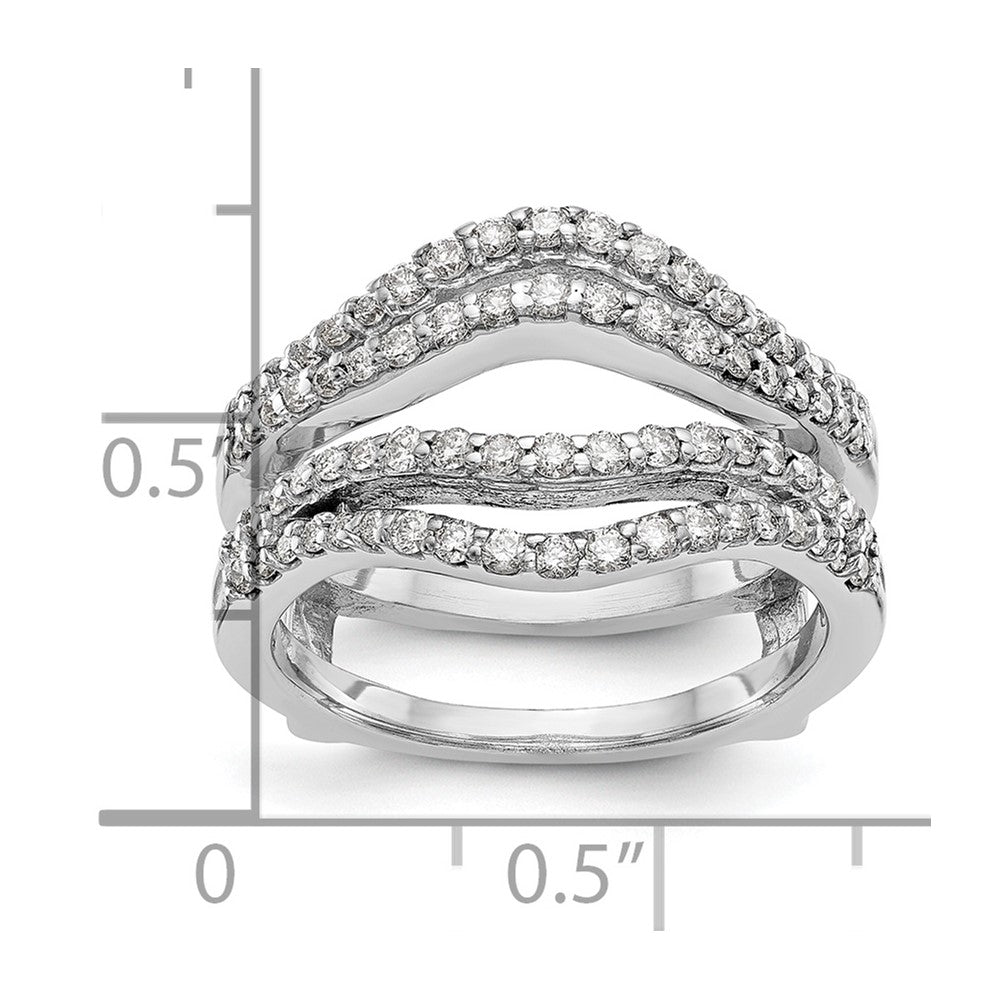 14K White Gold Lab Grown Diamond VS/SI FGH Guard