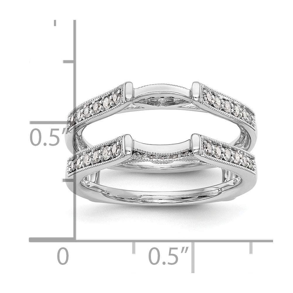 14K White Gold Lab Grown Diamond VS/SI FGH Guard