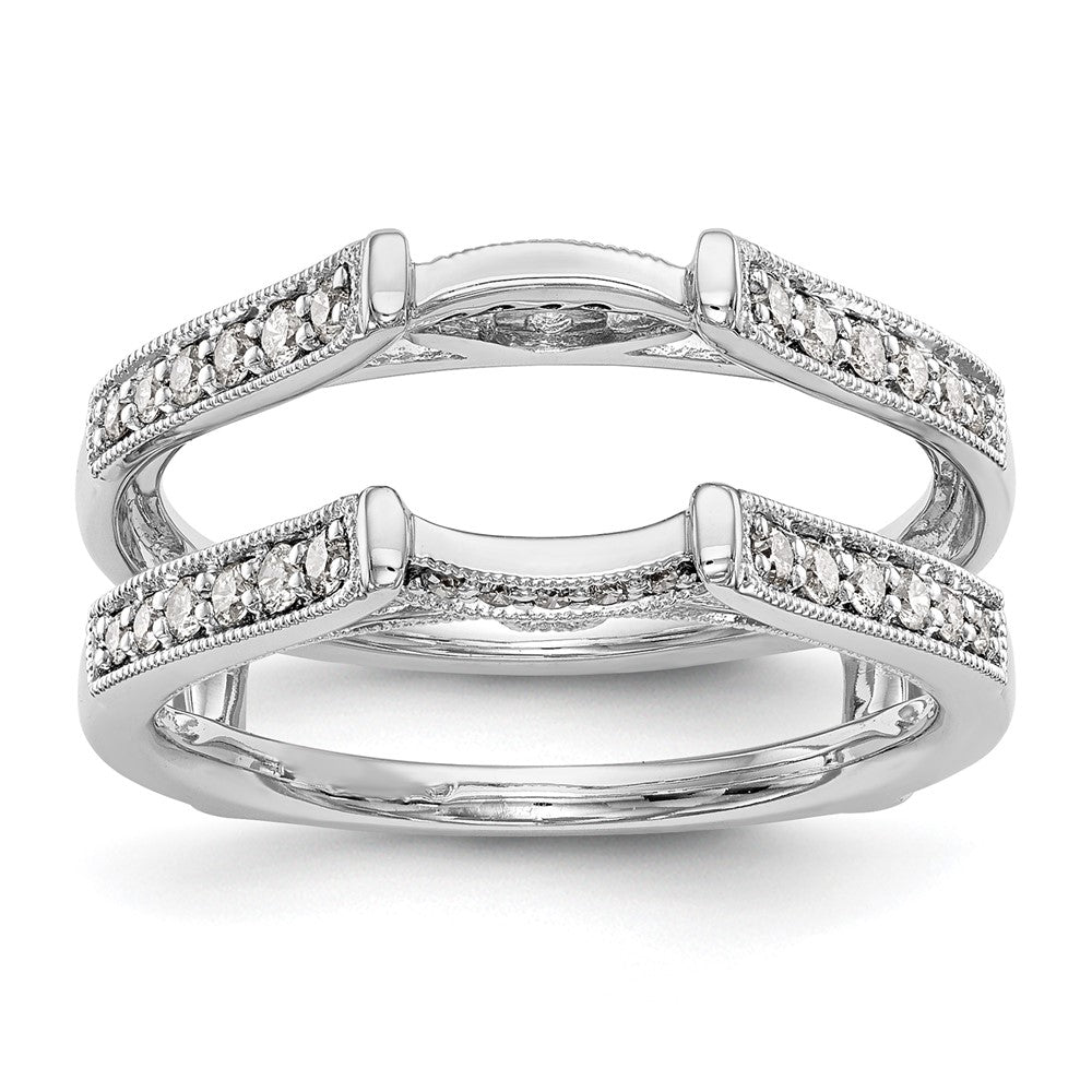 14K White Gold Lab Grown Diamond VS/SI FGH Guard