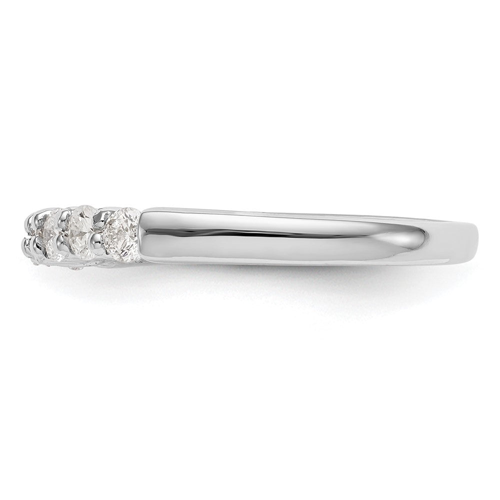 14K White Gold Lab Grown Diamond VS/SI FGH 7-Stone Band