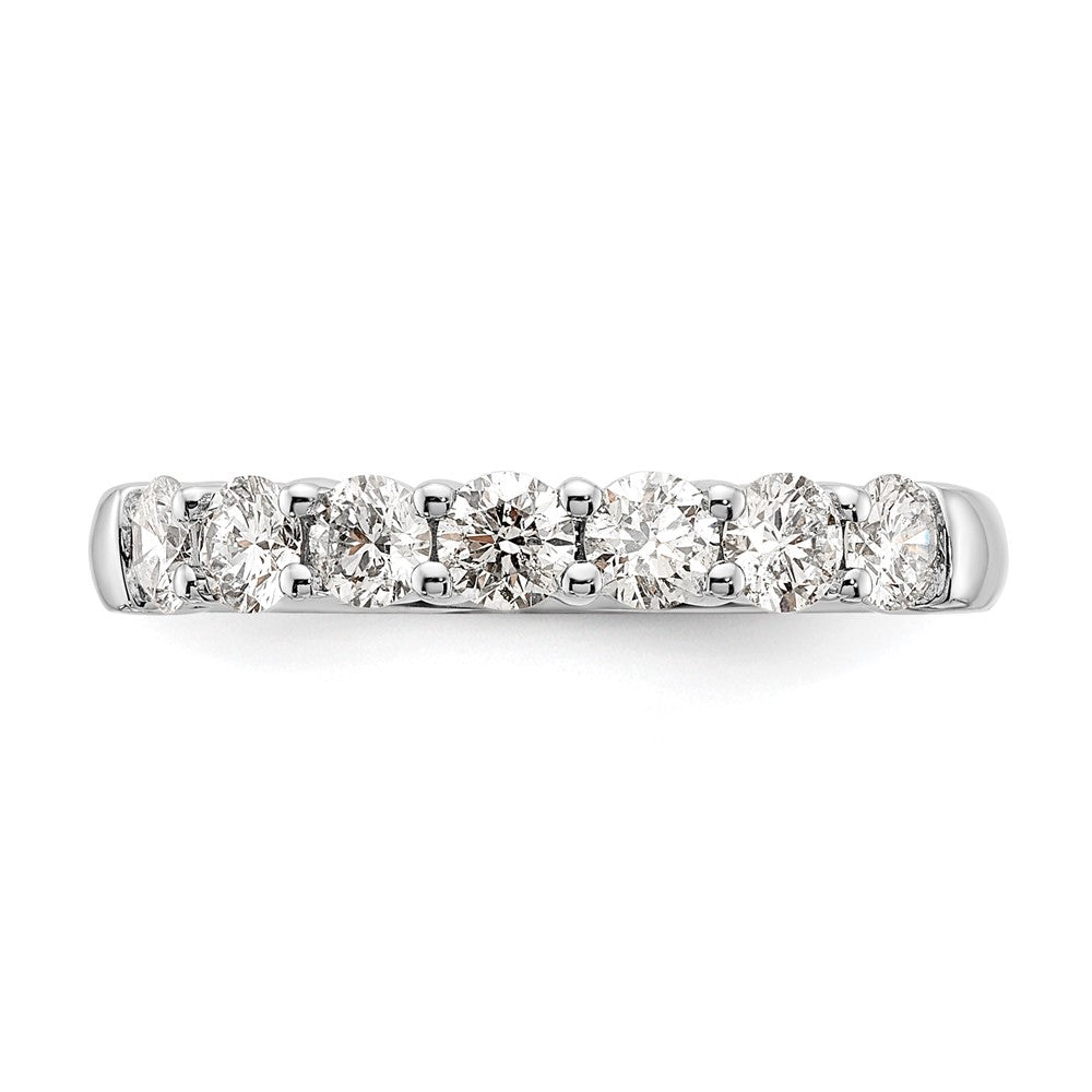 14K White Gold Lab Grown Diamond VS/SI FGH 7-Stone Band