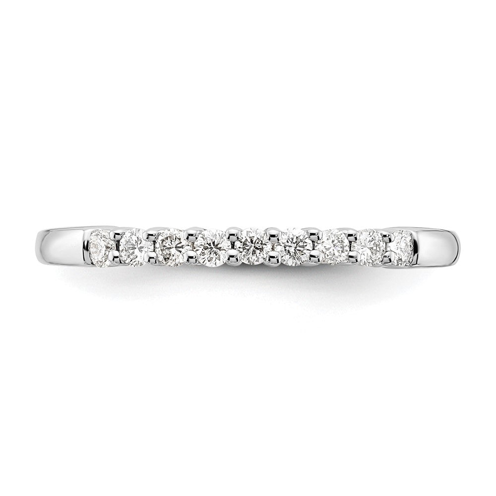 14K White Gold Lab Grown Diamond VS/SI FGH 9-Stone Band