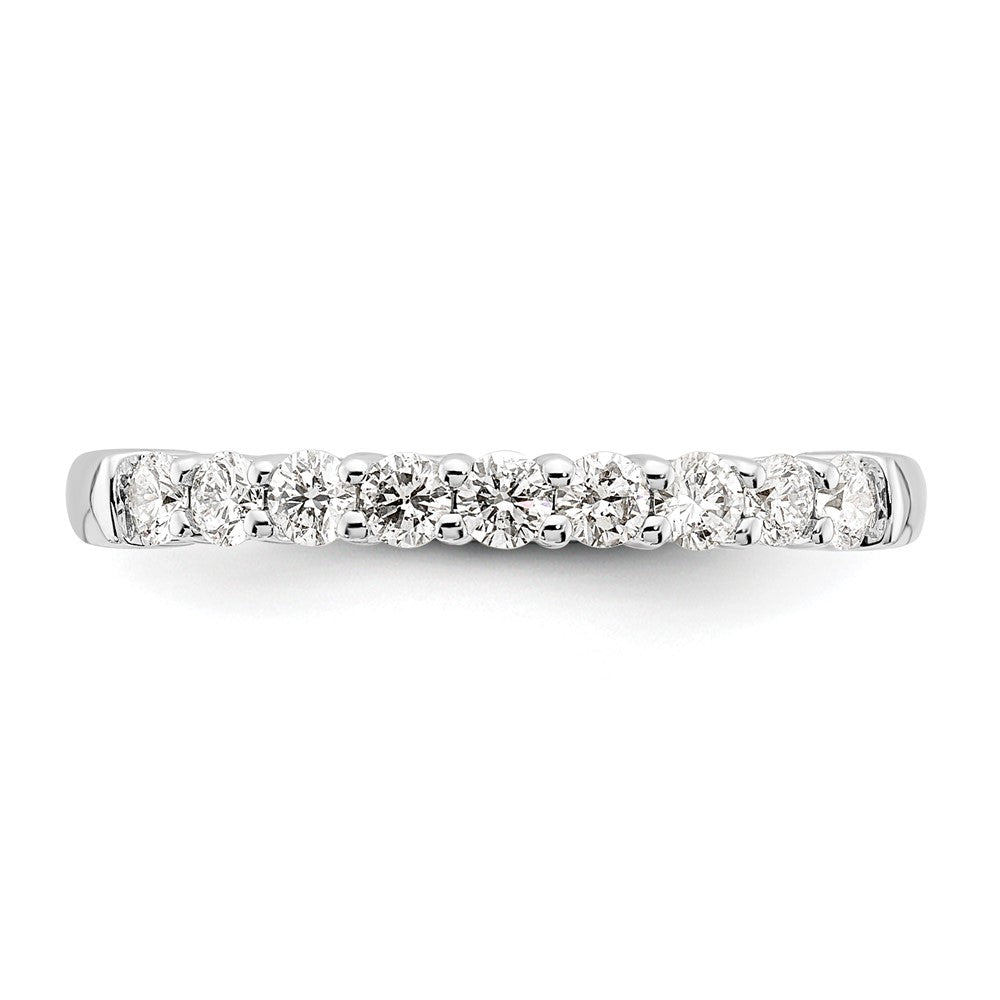 14K White Gold Lab Grown Diamond VS/SI FGH 9-Stone Band