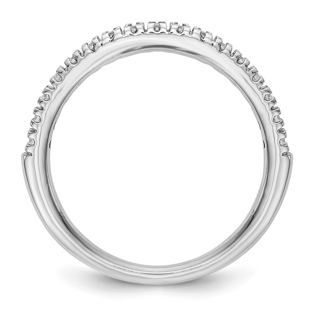 14K White Gold Lab Grown Diamond VS/SI FGH Band