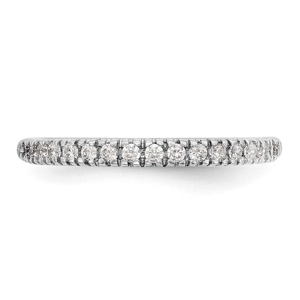 14K White Gold Lab Grown Diamond VS/SI FGH Band