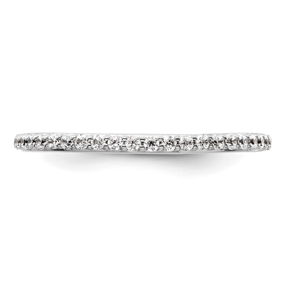 14K White Gold Lab Grown Diamond VS/SI FGH Band