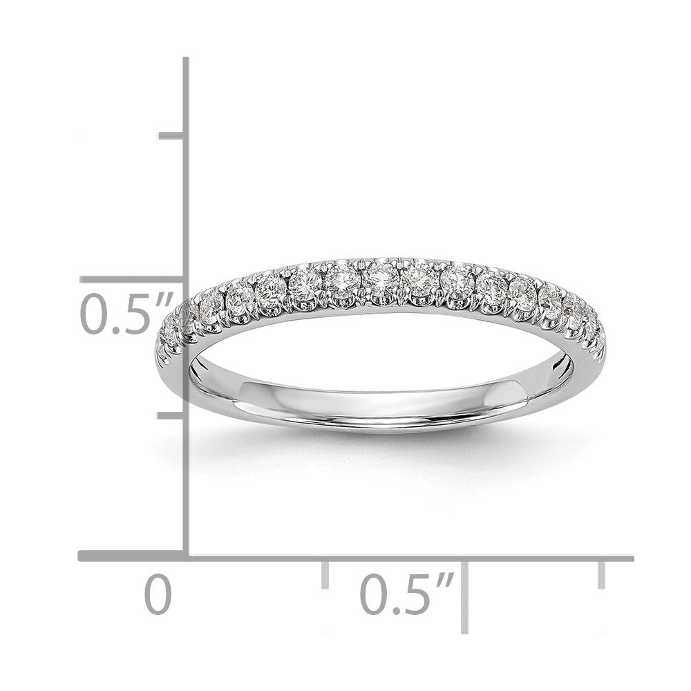 14K White Gold Lab Grown Diamond VS/SI FGH Band