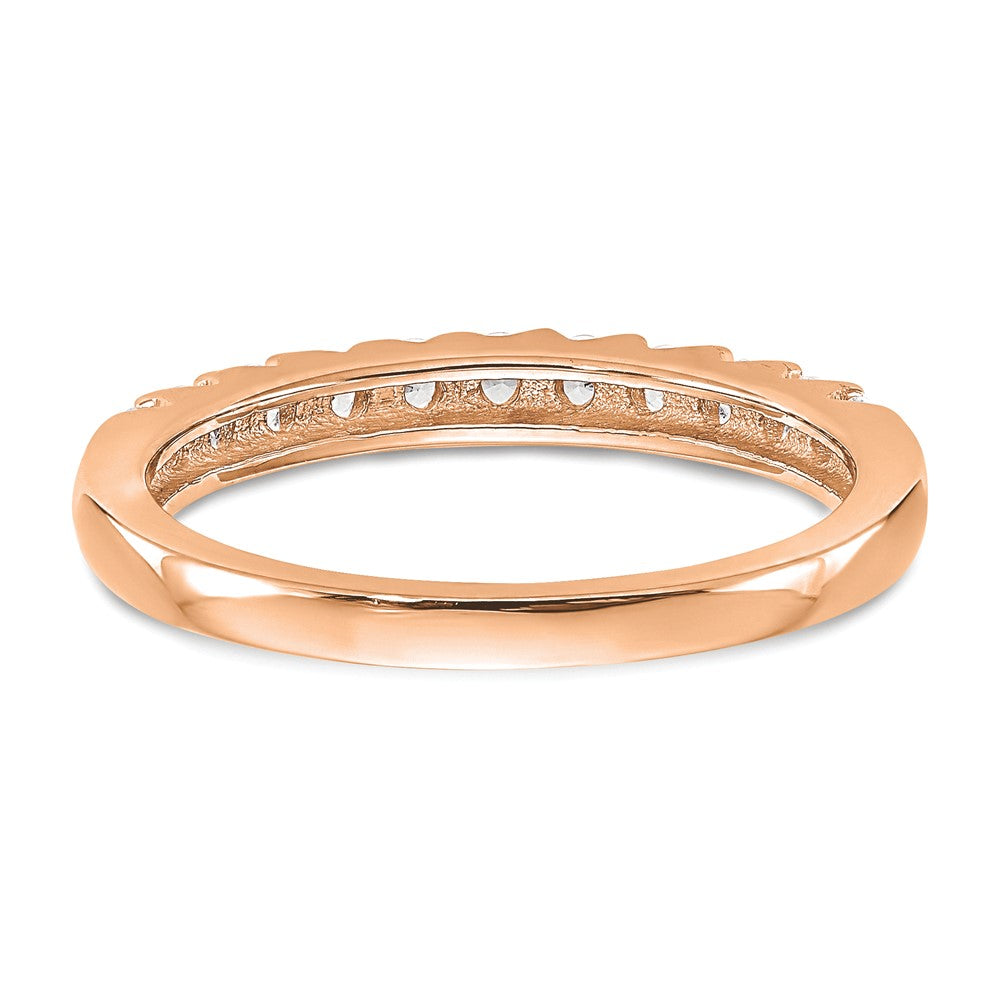 14K Rose Gold Lab Grown Diamond VS/SI FGH Band