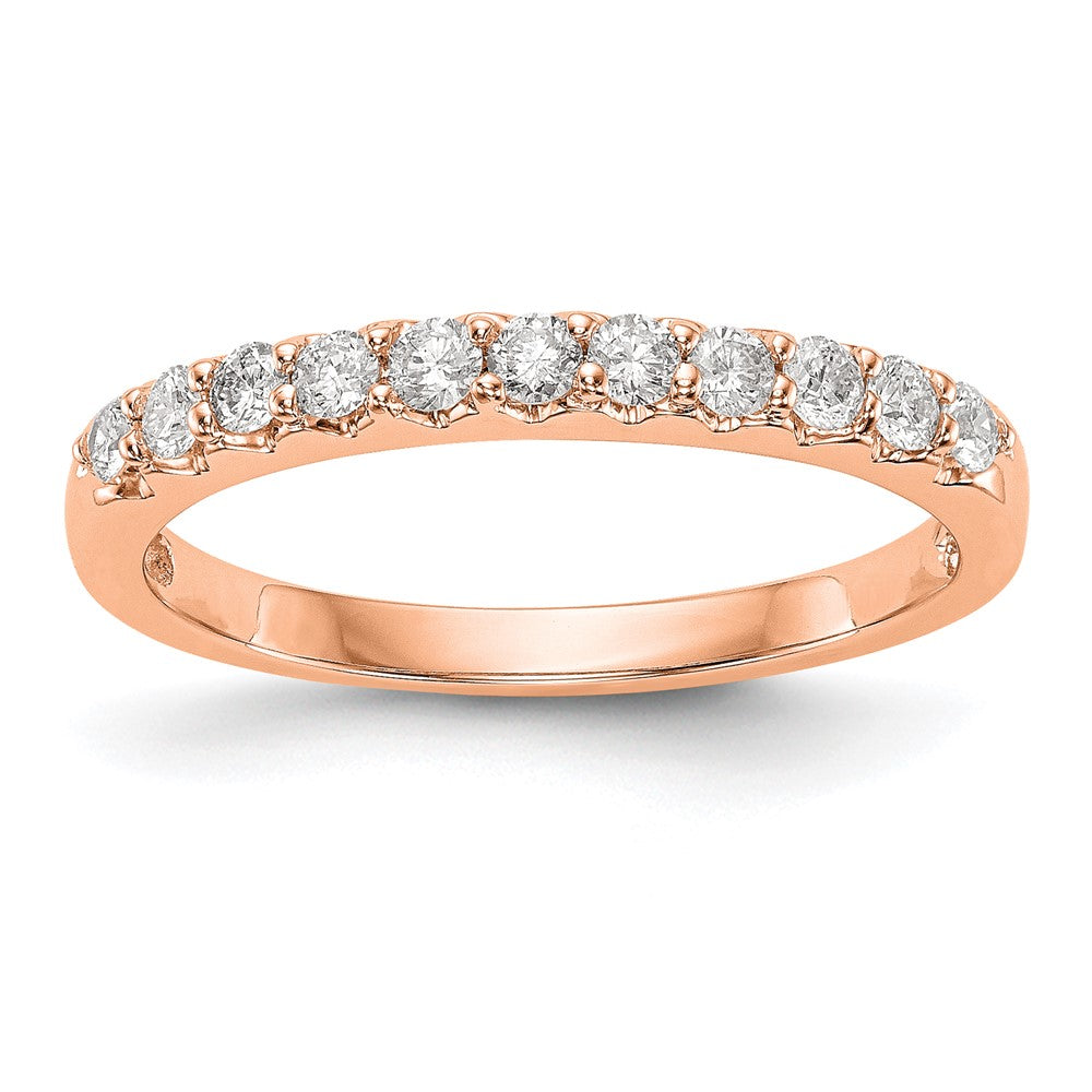 14K Rose Gold Lab Grown Diamond VS/SI FGH Band