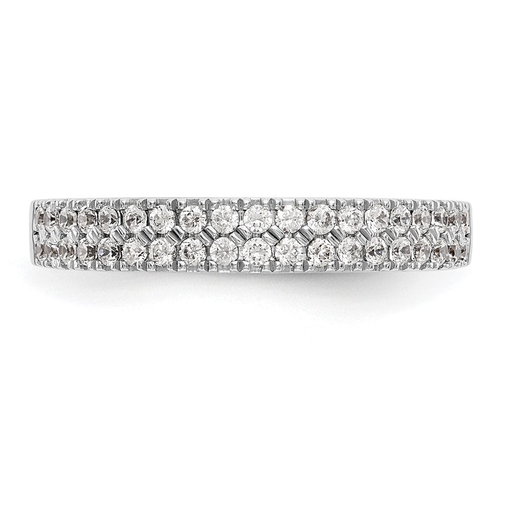 14K White Gold Lab Grown Diamond VS/SI FGH Band