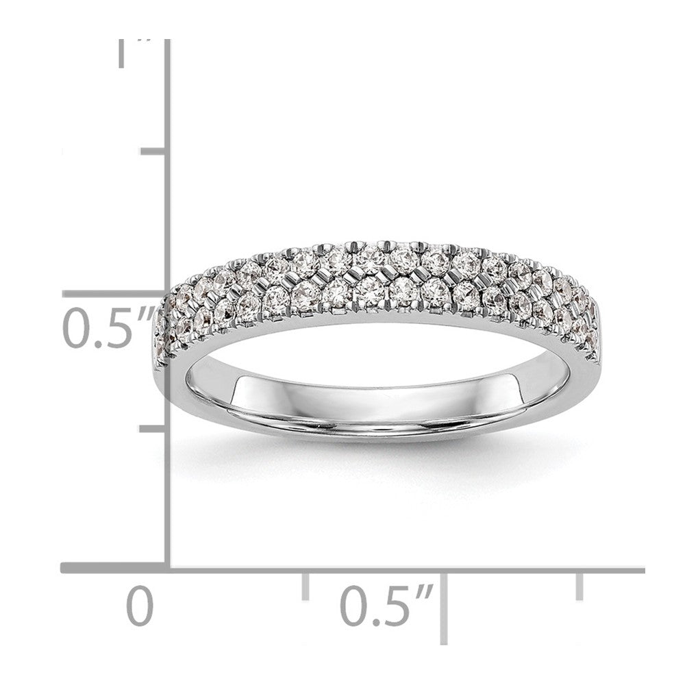 14K White Gold Lab Grown Diamond VS/SI FGH Band