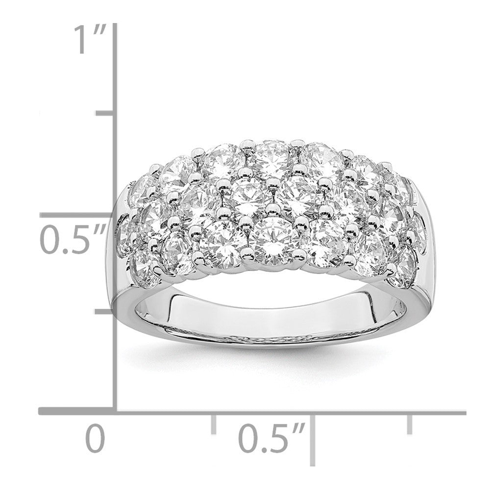 14K White Gold Lab Grown Diamond VS/SI FGH Ring