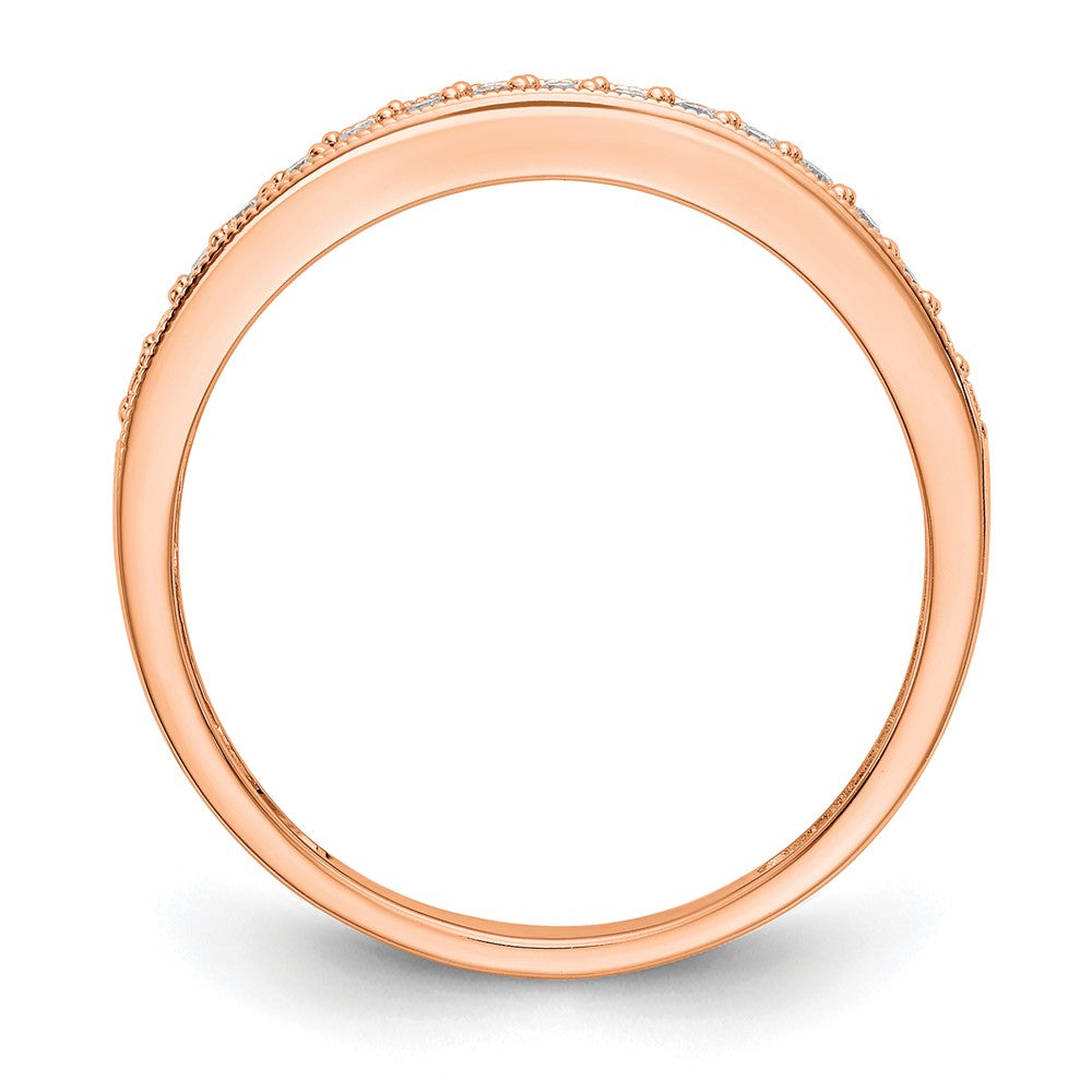 14K Rose Gold Lab Grown Diamond VS/SI FGH Band