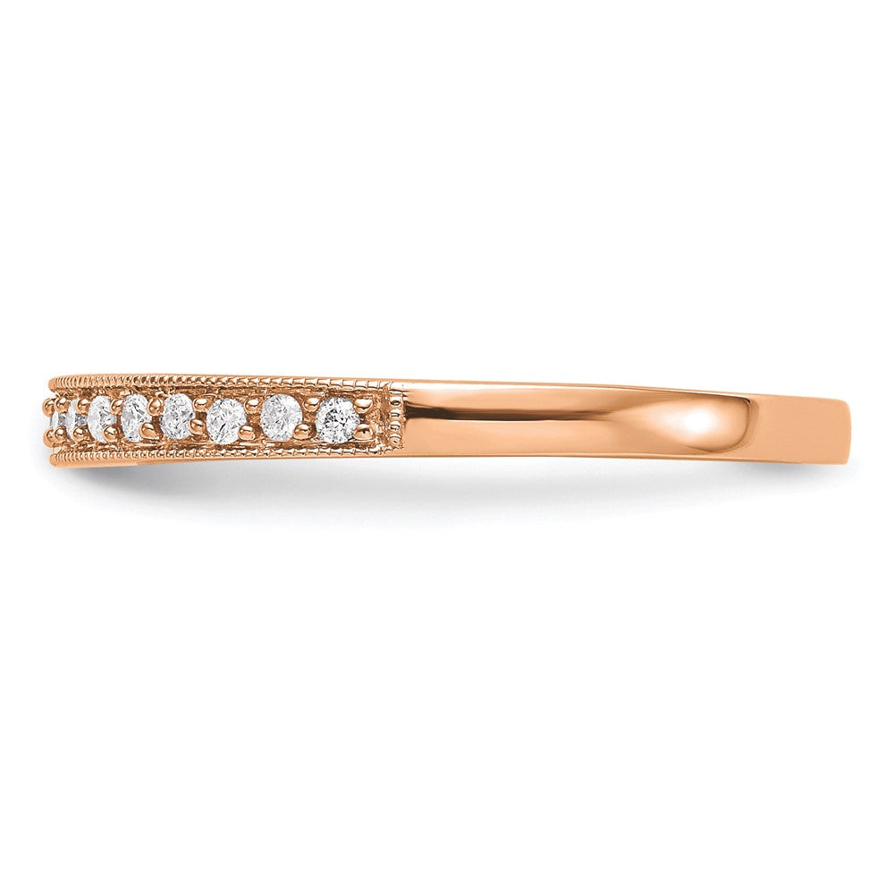 14K Rose Gold Lab Grown Diamond VS/SI FGH Band