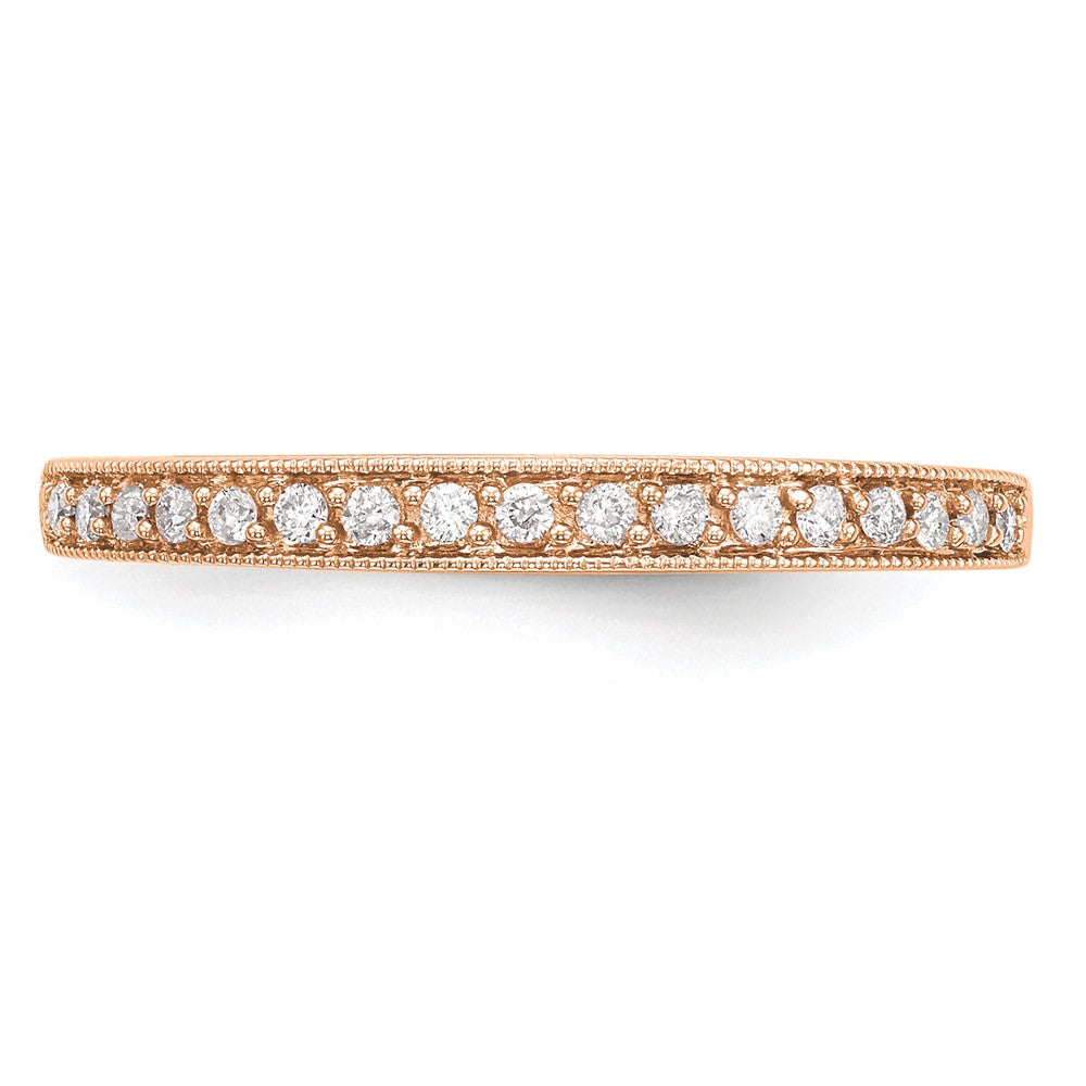 14K Rose Gold Lab Grown Diamond VS/SI FGH Band