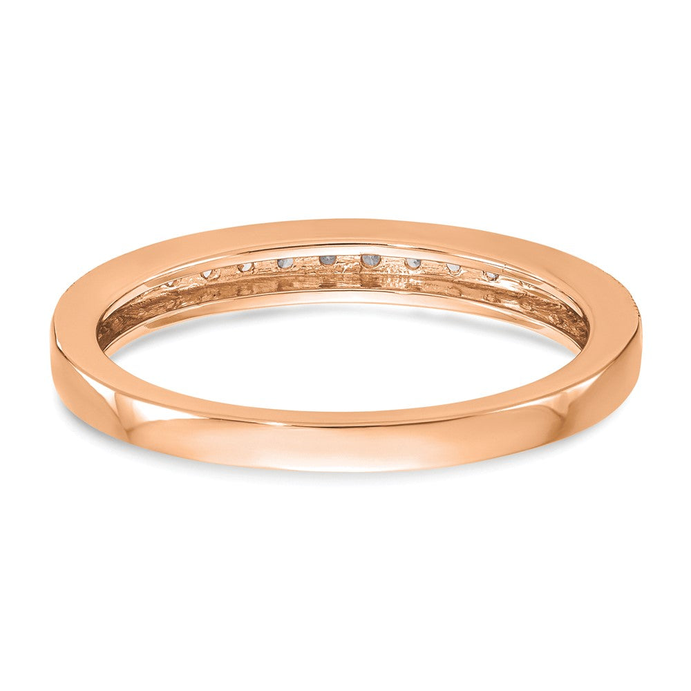 14K Rose Gold Lab Grown Diamond VS/SI FGH Band