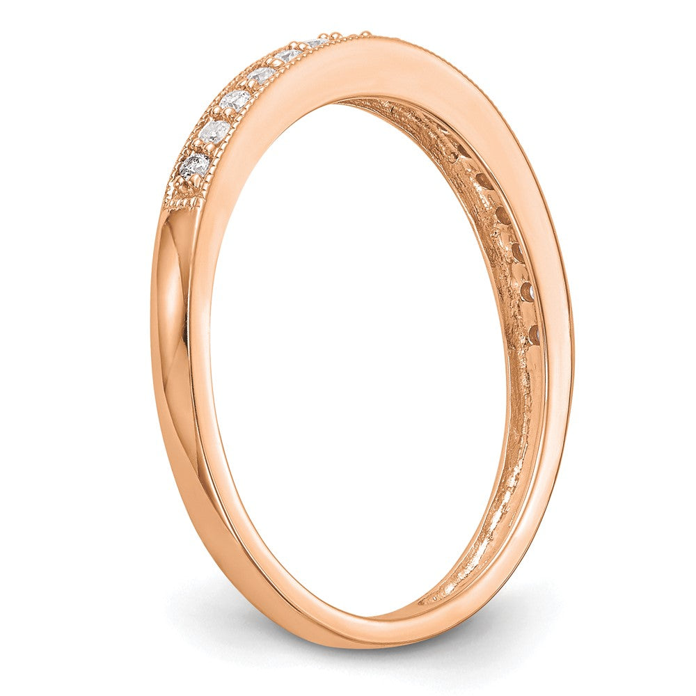 14K Rose Gold Lab Grown Diamond VS/SI FGH Band