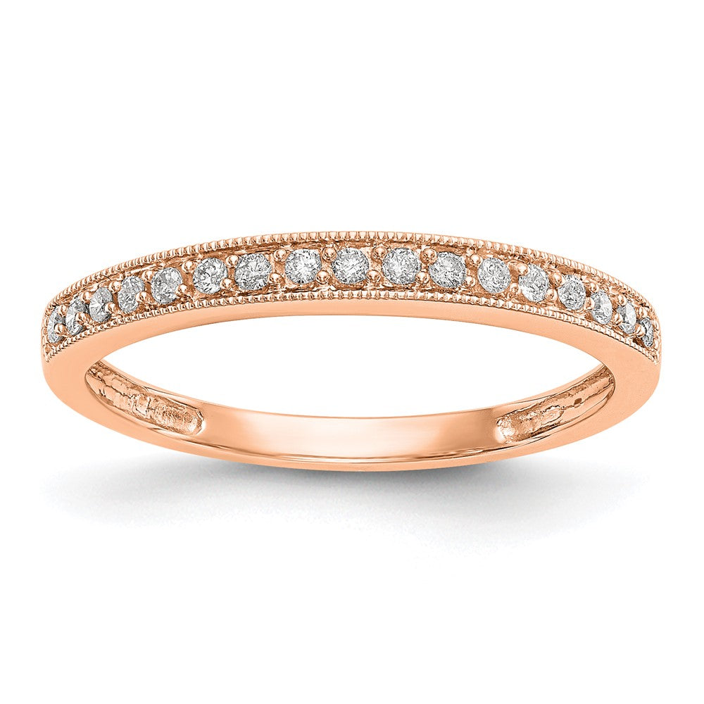 14K Rose Gold Lab Grown Diamond VS/SI FGH Band