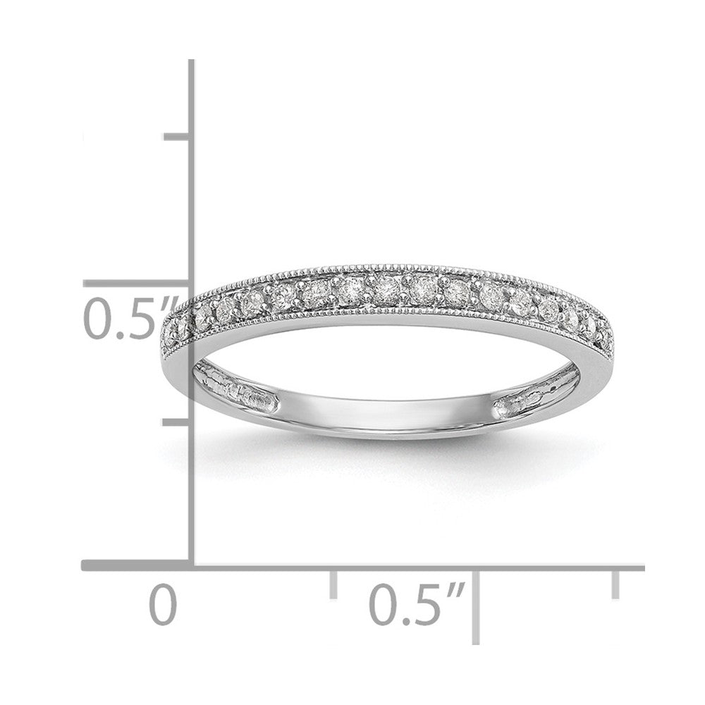 14K White Gold Lab Grown Diamond VS/SI FGH Band