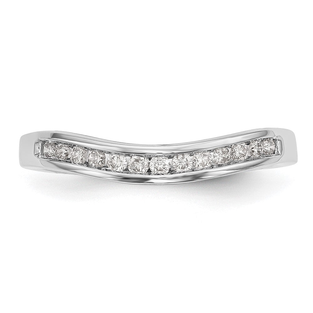 14K White Gold Lab Grown Diamond VS/SI FGH Band