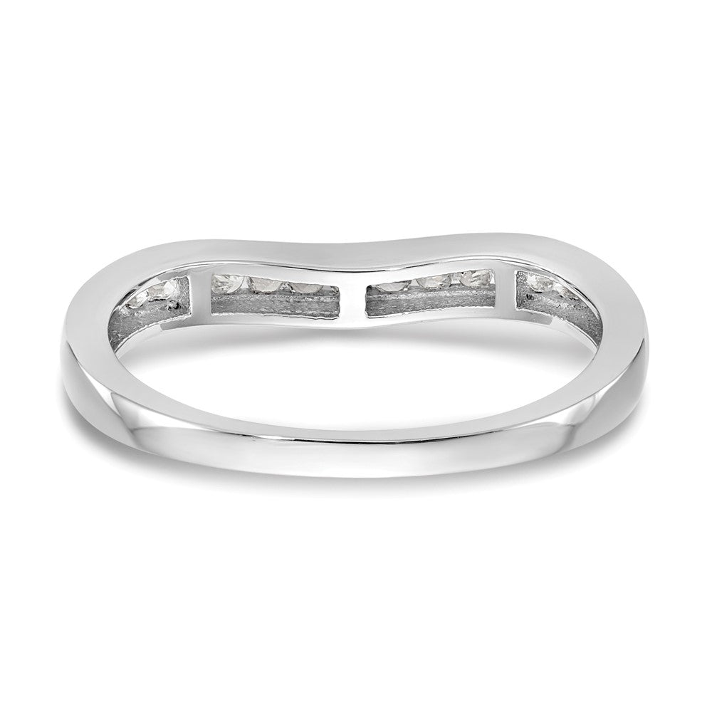 14K White Gold Lab Grown Diamond VS/SI FGH Band