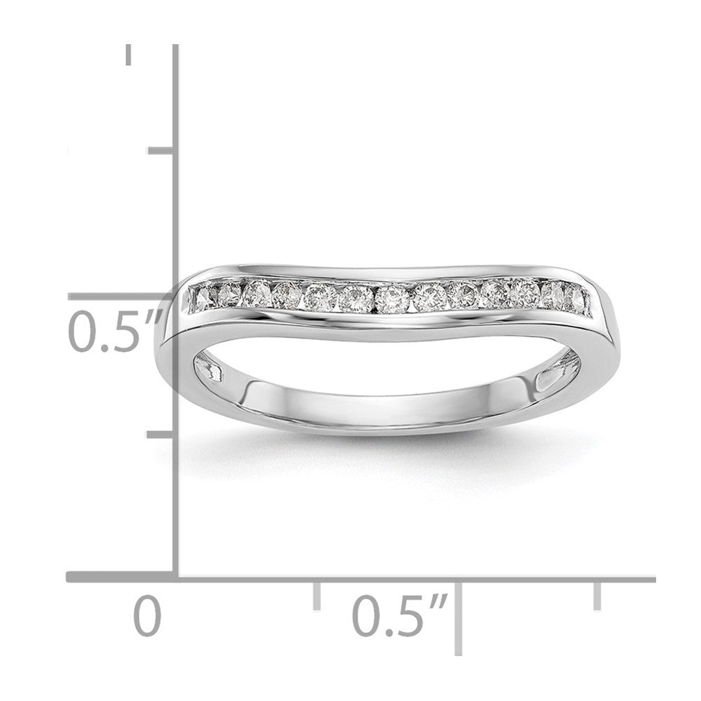 14K White Gold Lab Grown Diamond VS/SI FGH Band