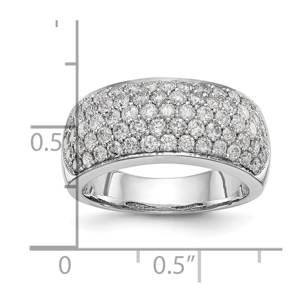 14K White Gold Lab Grown Diamond VS/SI FGH Band