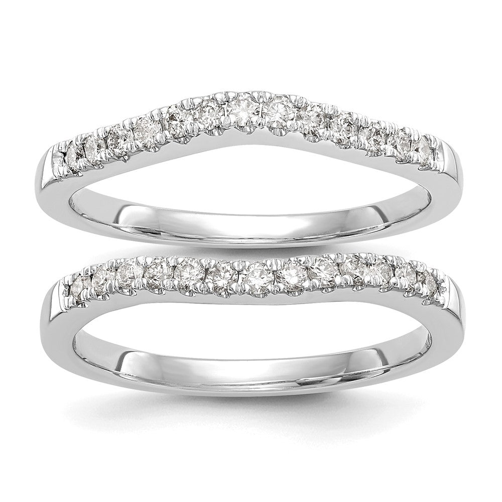 14K Lab Grown Diamond VS/SI FGH Set of 2 Bands