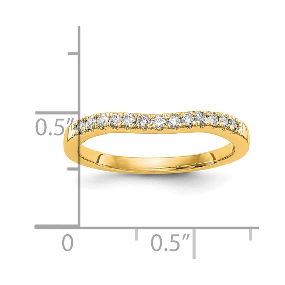 14K Lab Grown Diamond VS/SI FGH  Set of 2 Bands