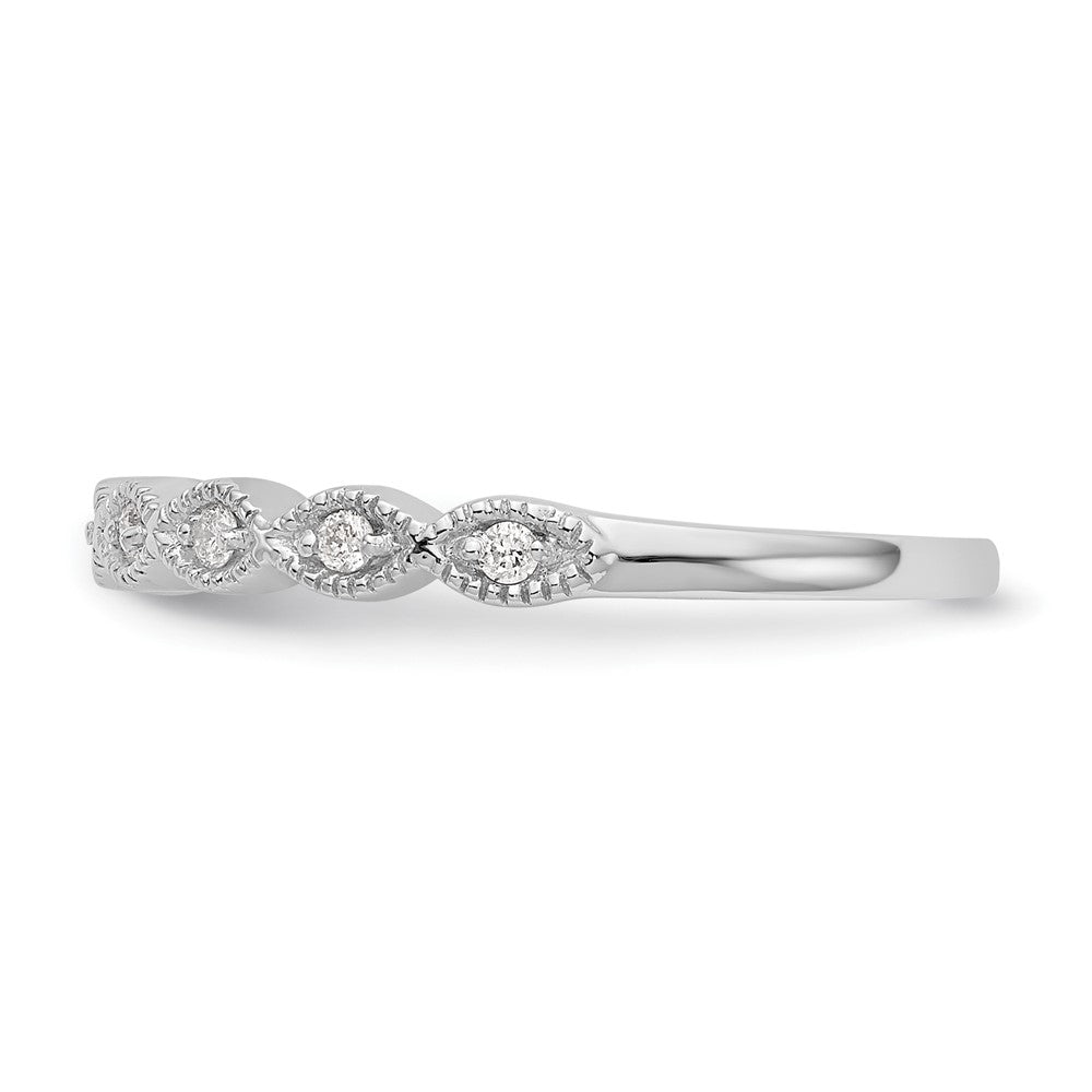 14K White Gold Lab Grown Diamond VS/SI FGH Band