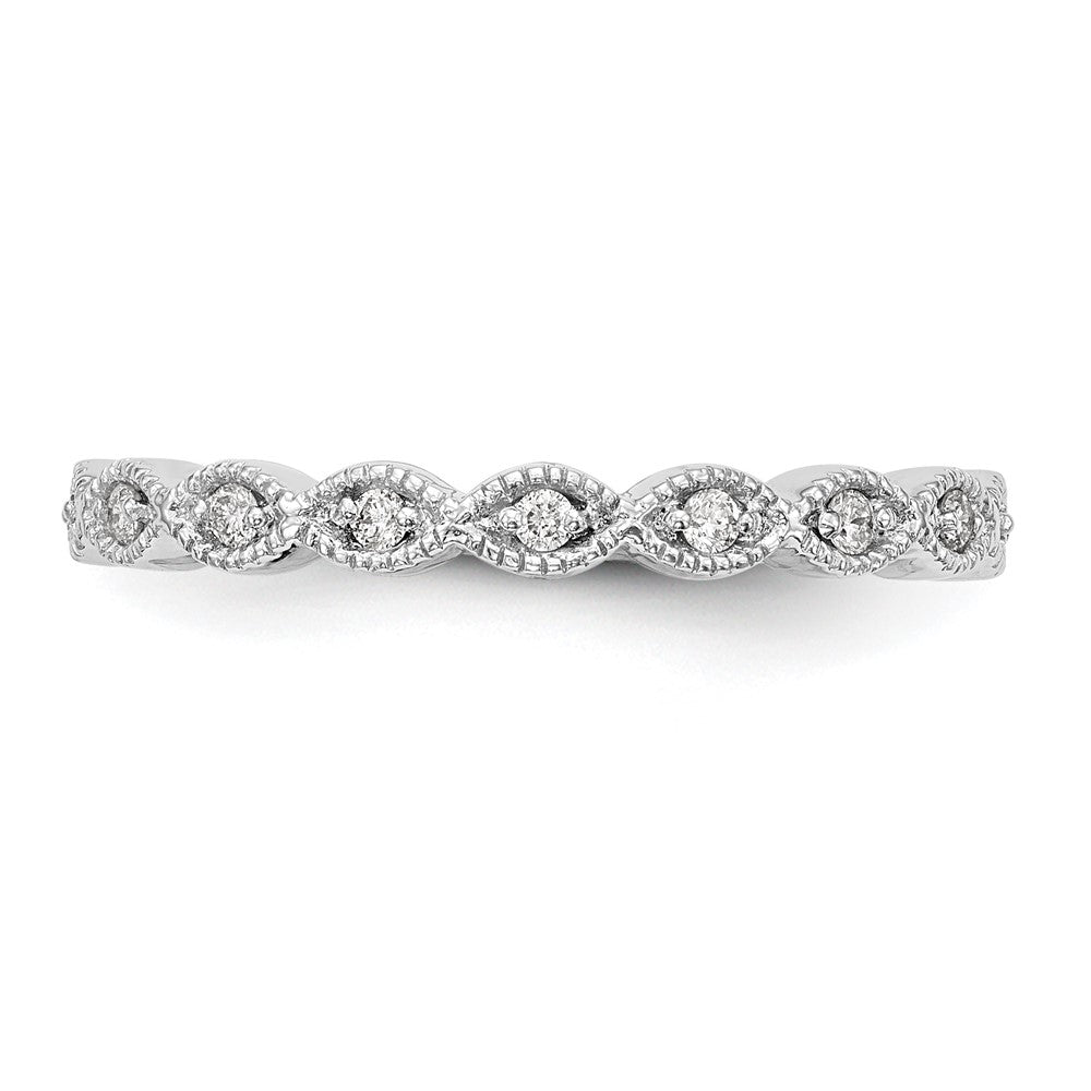 14K White Gold Lab Grown Diamond VS/SI FGH Band