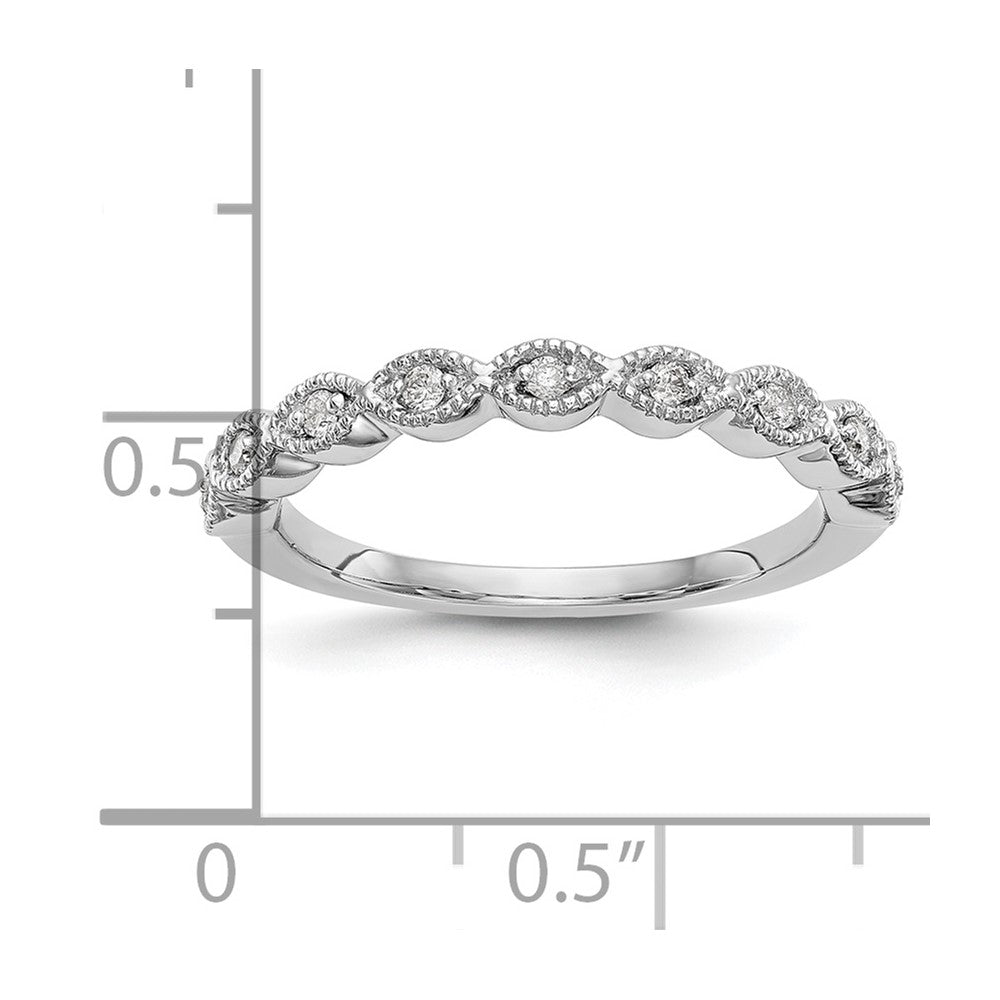 14K White Gold Lab Grown Diamond VS/SI FGH Band