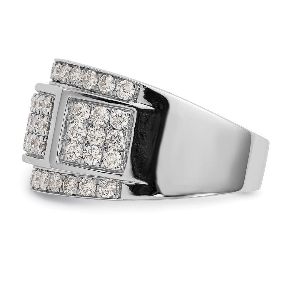 10K White Gold Lab Grown Diamond VS/SI FGH Men's Band