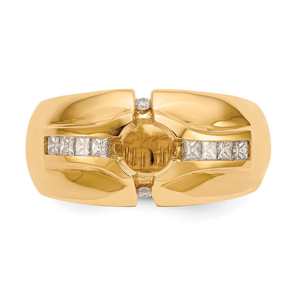 14K Lab Grown VS/SI FGH Dia Men's Ring