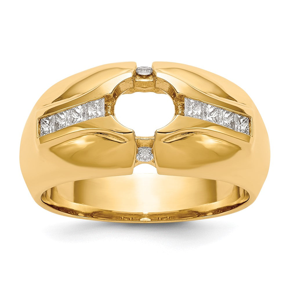 14K Lab Grown VS/SI FGH Dia Men's Ring