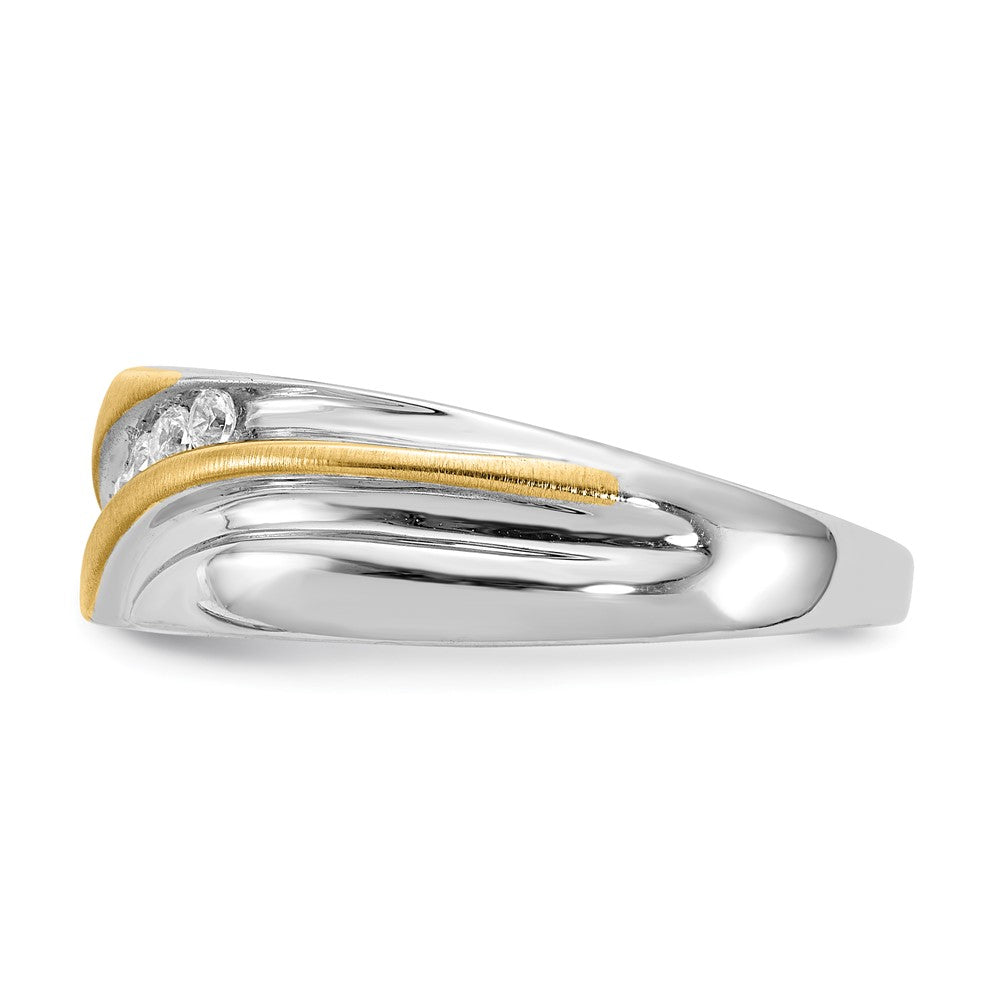 14K Two-Tone Lab Grown VS/SI FGH Dia Men's Ring