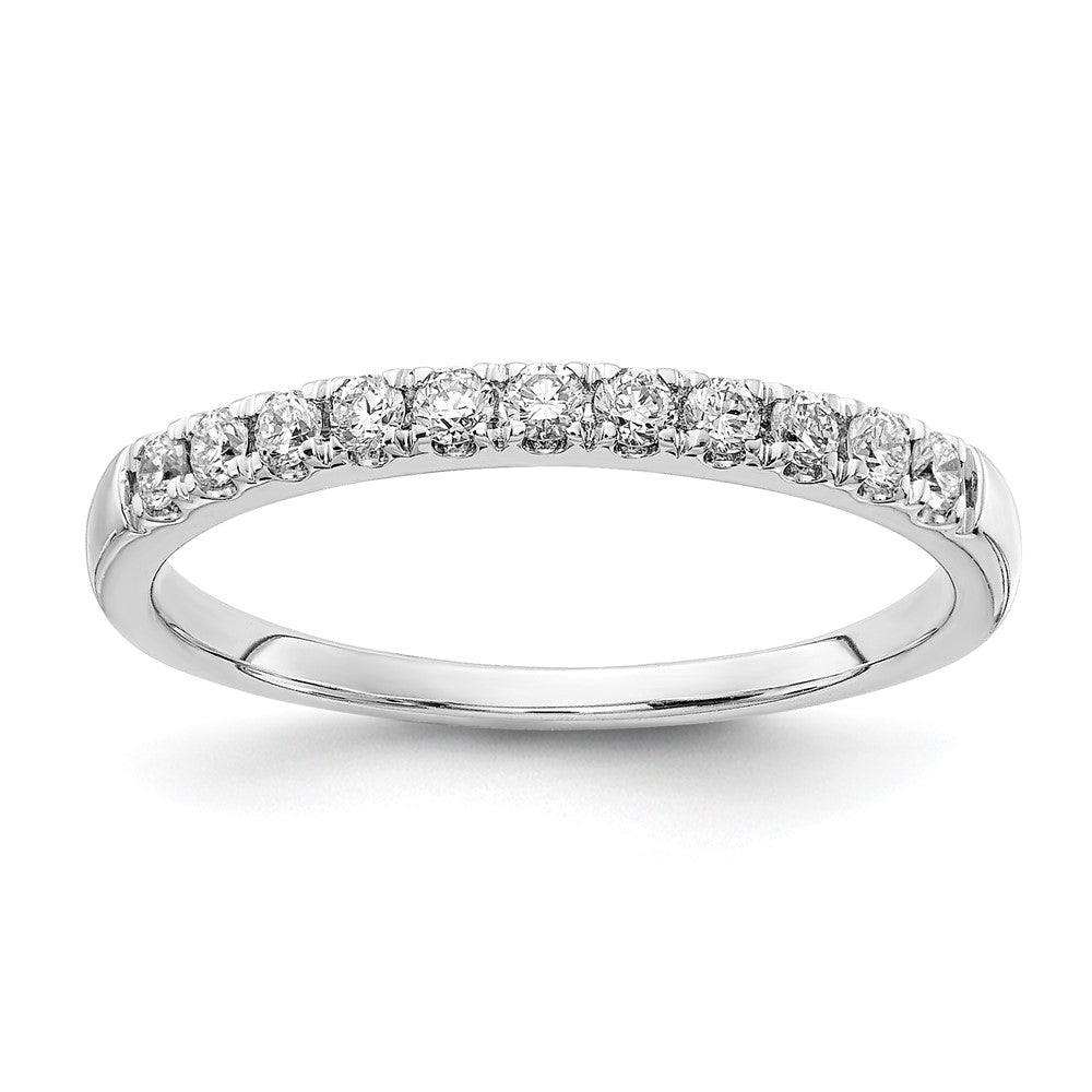 14K White Gold Lab Grown Diamond VS/SI FGH 1/4ct Wedding Band