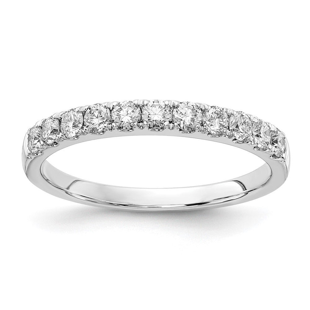 14K White Gold Lab Grown Diamond VS/SI FGH 1/2ct Wedding Band