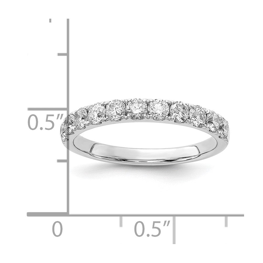 14K White Gold Lab Grown Diamond VS/SI FGH 3/4ct Wedding Band